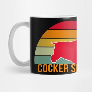 Cocker Spaniel Vintage Silhouette Mug